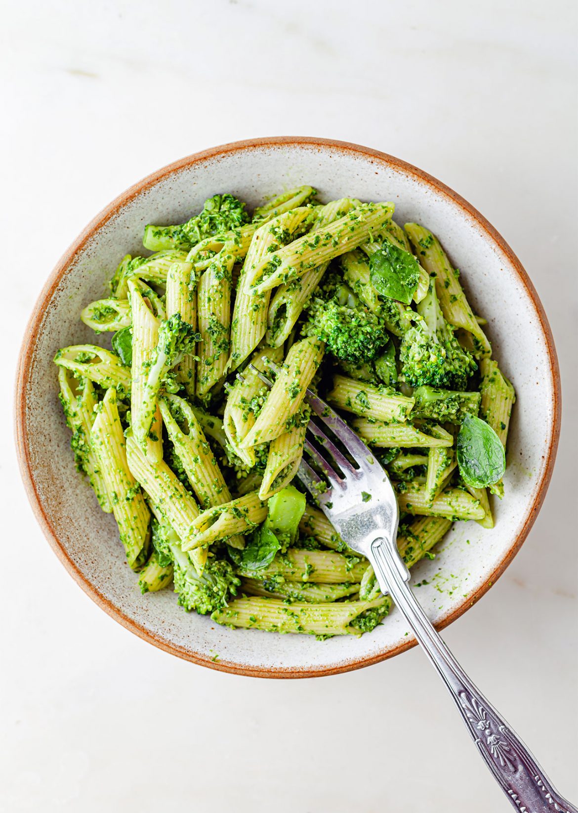 Vegan Kale Pesto Super Green Pasta Recipe