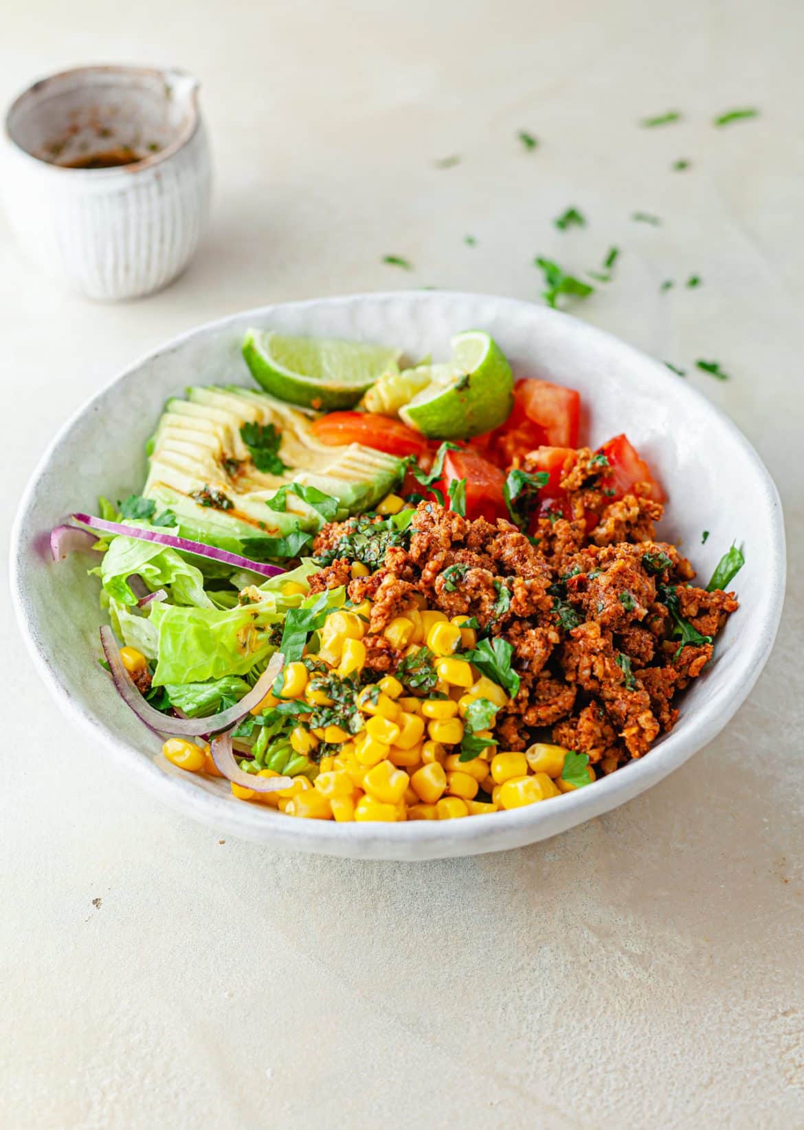 Vegan Mexican Salad Bowl Walnut Recipe