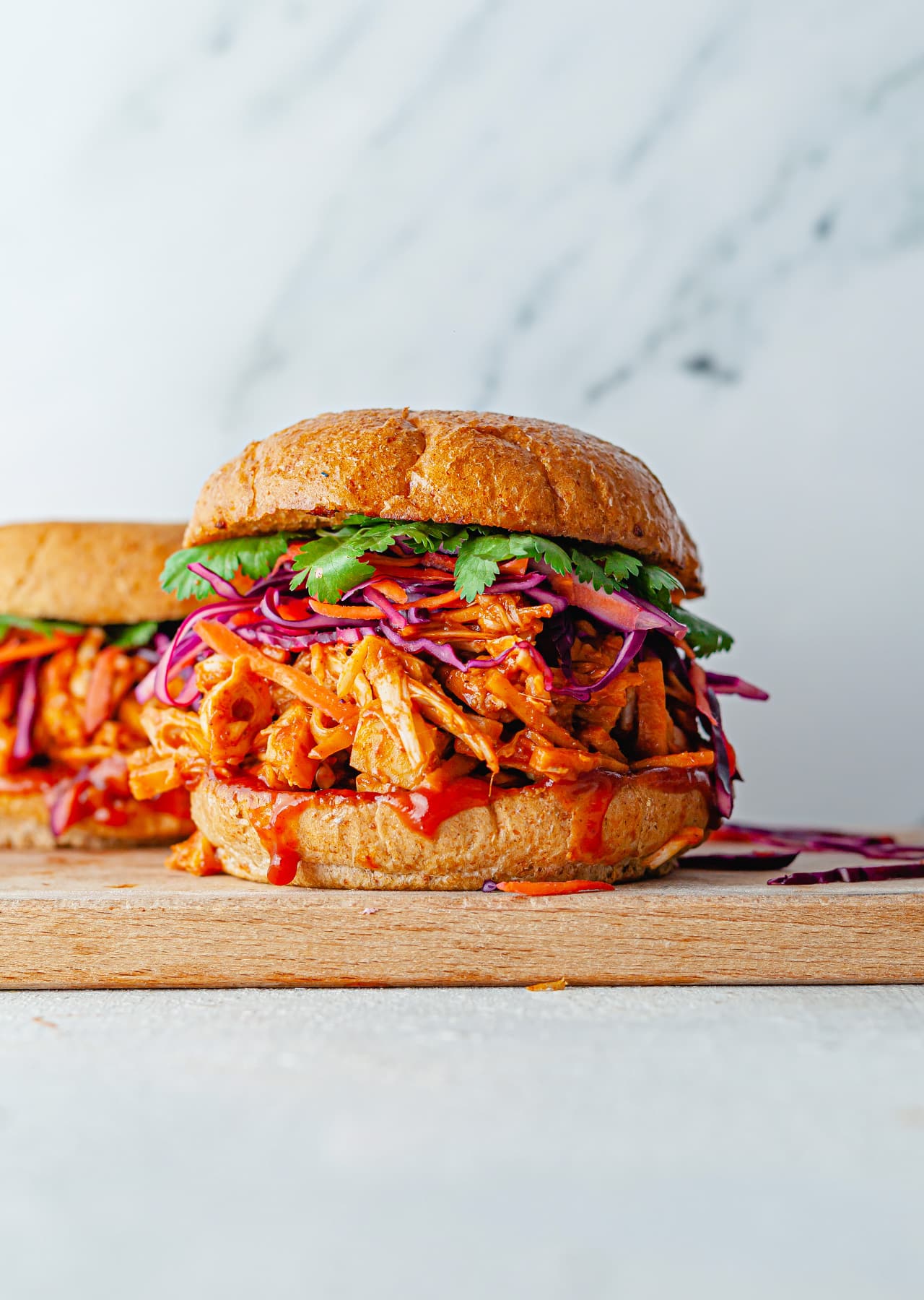 Vegan Pulled Jackfruit Burger Recipe