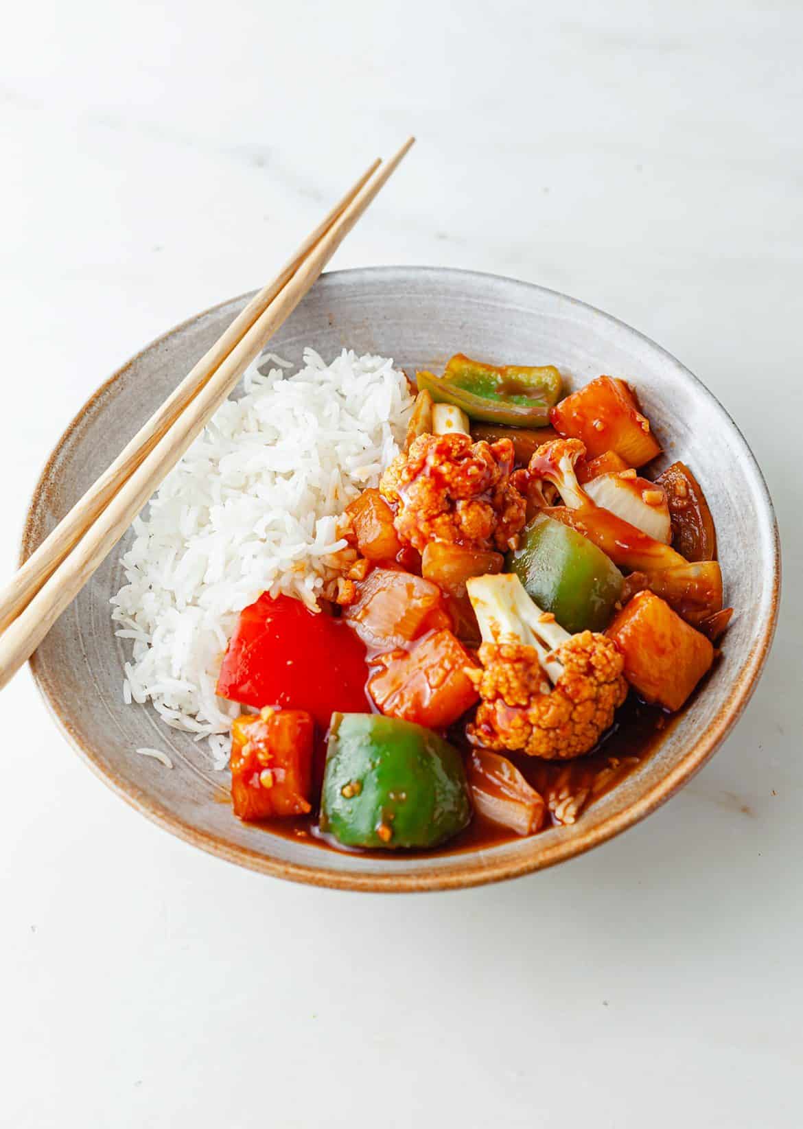 Vegan Sweet And Sour Vegetables Recipe