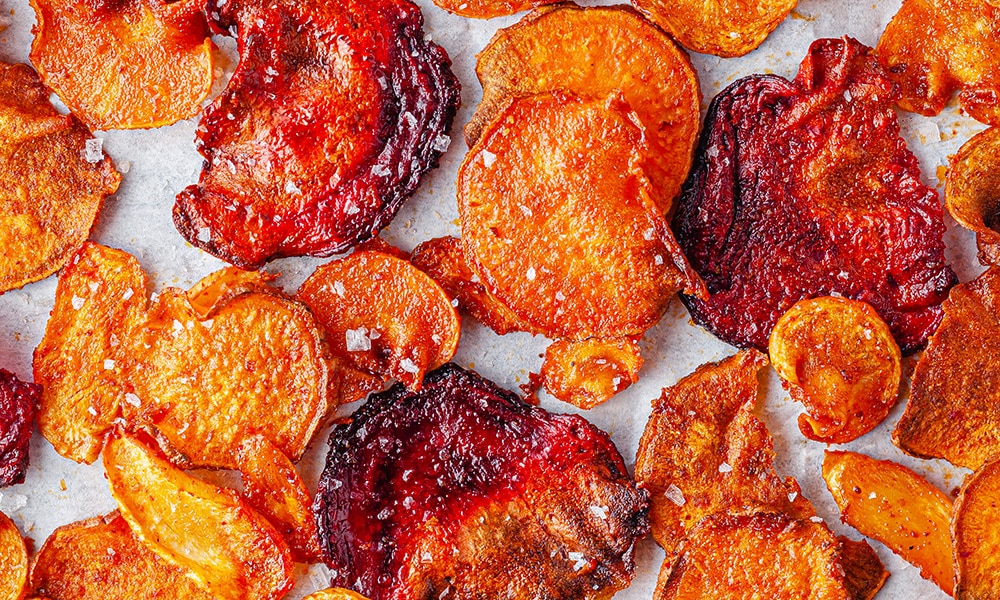 Homemade Vegetable Crisps - SO VEGAN