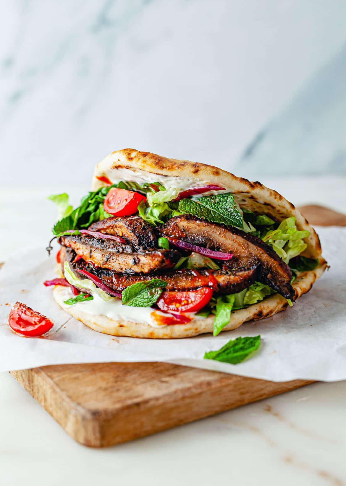 Vegan Mushroom Shawarma Recipe