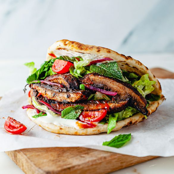 Vegan Mushroom Shawarma Recipe