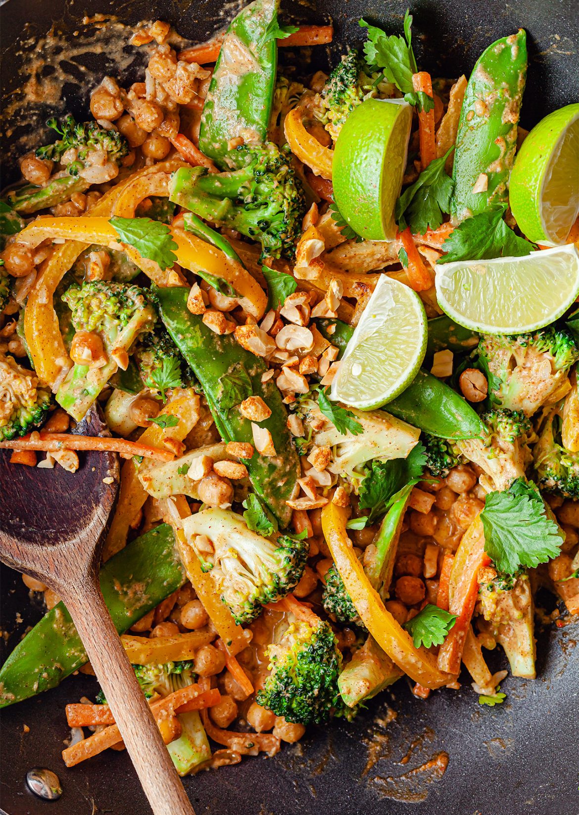 Vegan 15 Minute Peanut Butter Stir Fry Recipe