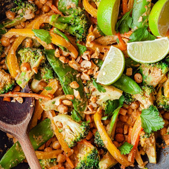Vegan 15 Minute Peanut Butter Stir Fry Recipe Vegan 15 Minute Peanut Butter Stir Fry Recipe
