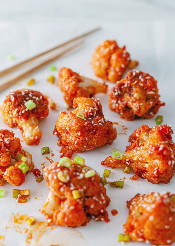 KoreanInspired Cauliflower Bites SO VEGAN