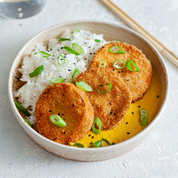 Vegan Aubergine Katsu Curry