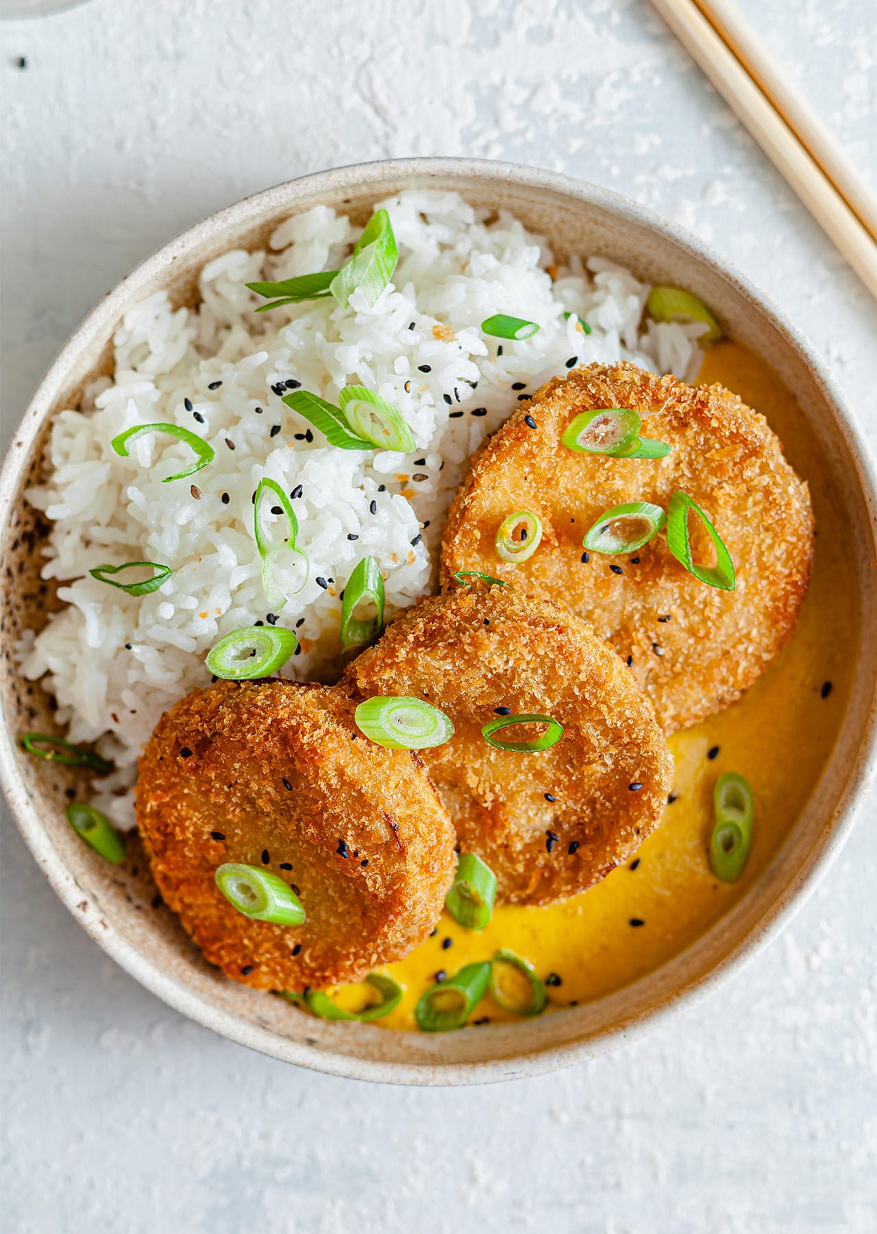 Vegan Aubergine Katsu Curry