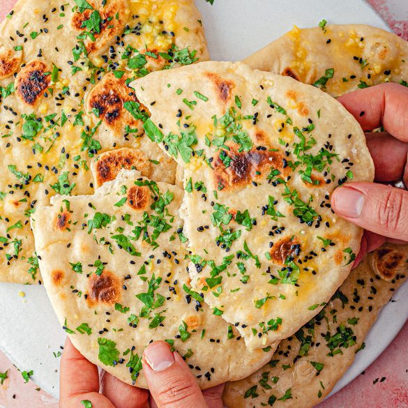 2 Ingredient Vegan Naan Recipe