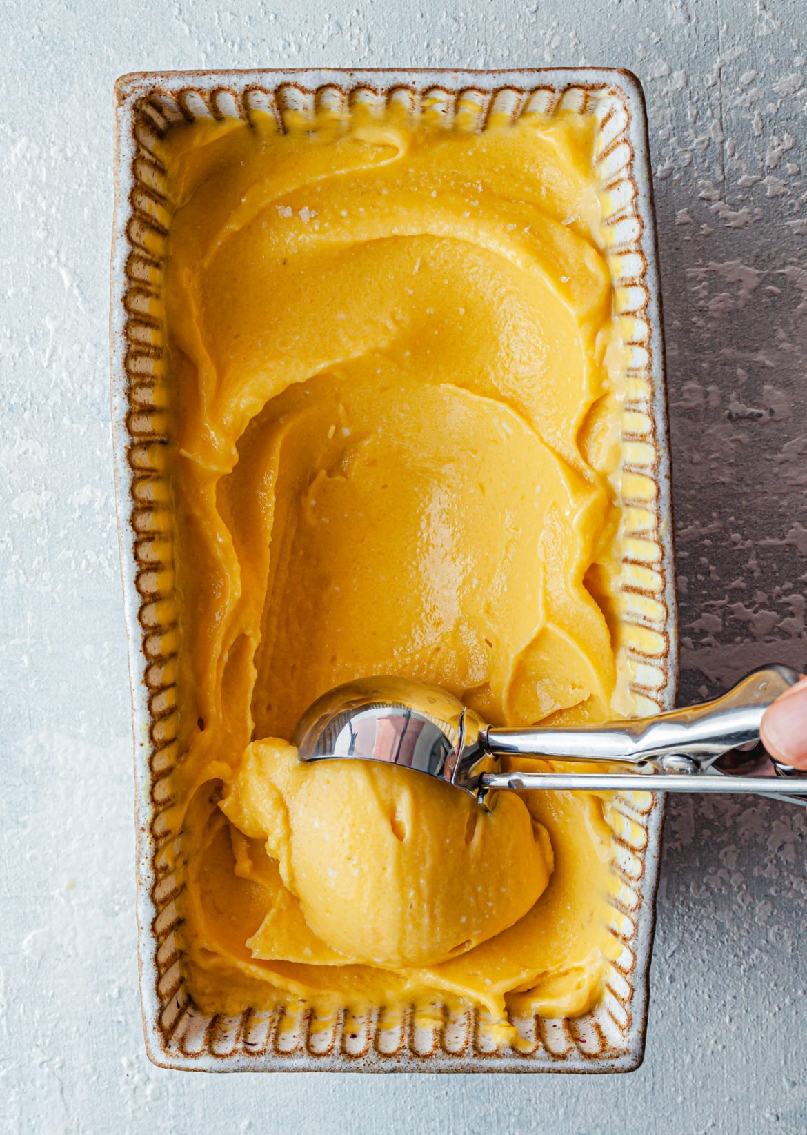 Vegan 4-Ingredient Mango Sorbet Recipe