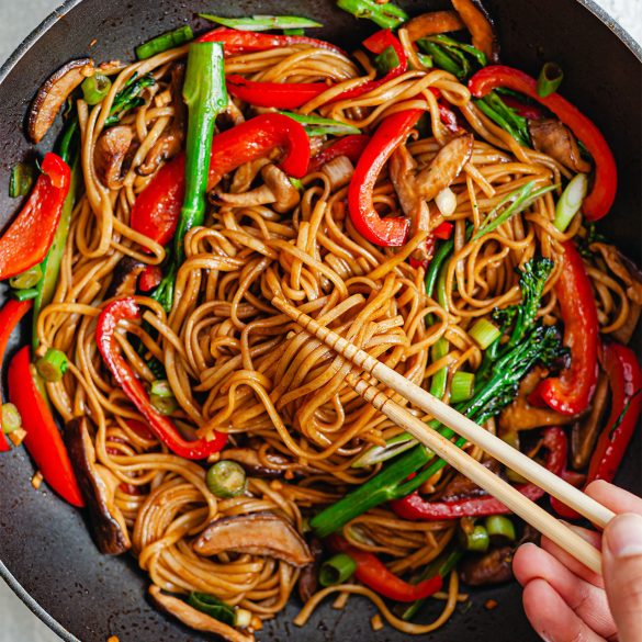 Vegan 15 Minute Easy Noodles Recipe