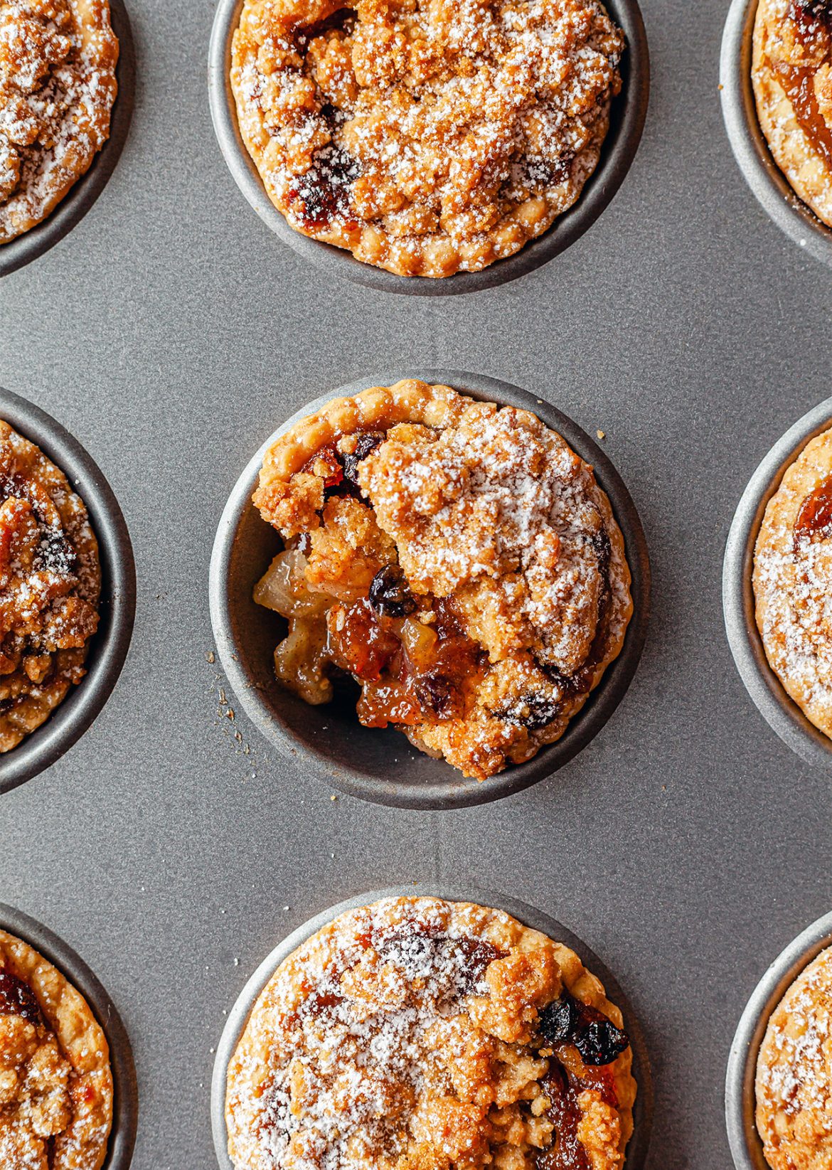 Vegan Apple Crumble Mince Pies Recipe