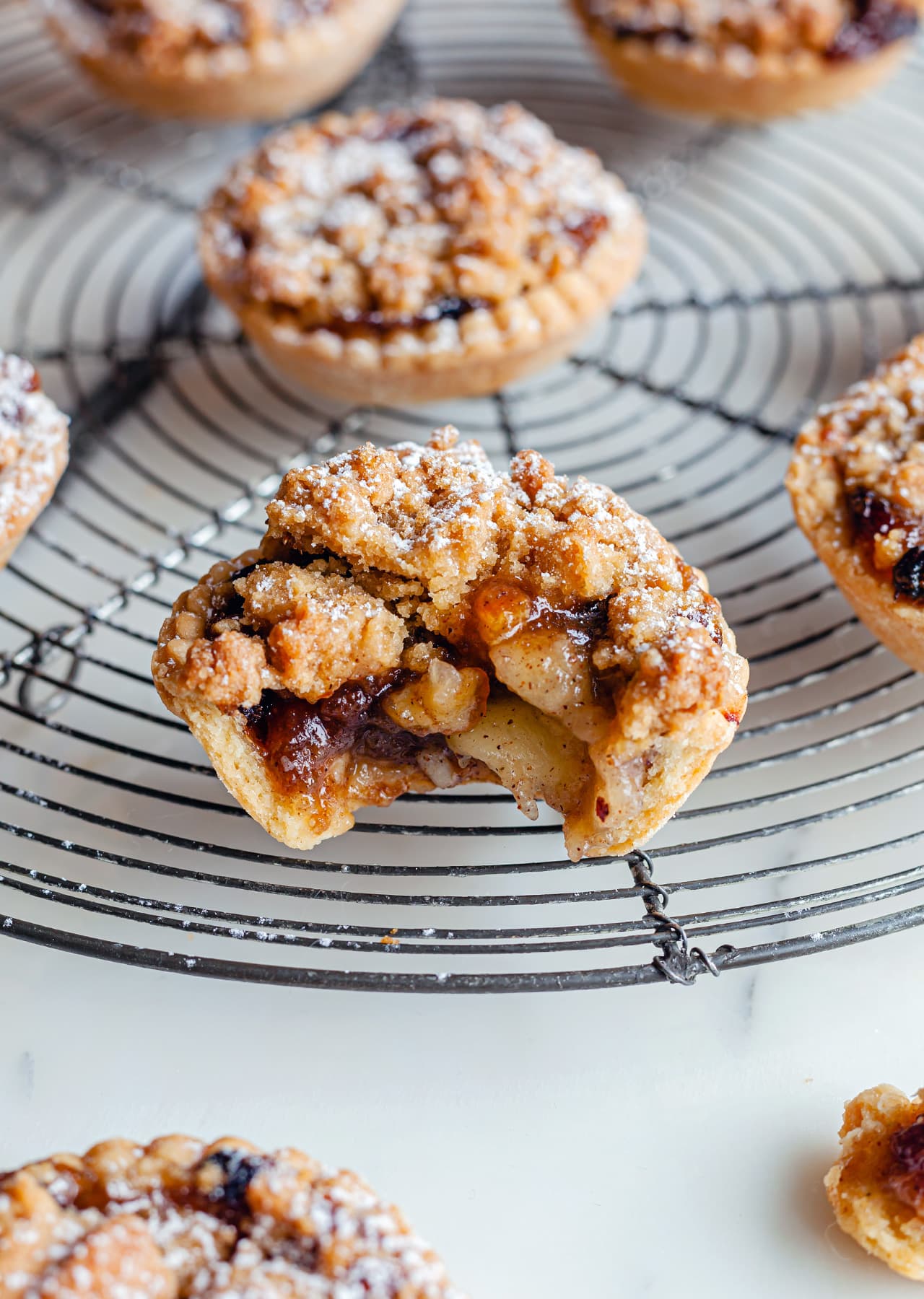 Vegan Apple Crumble Mince Pies Recipe