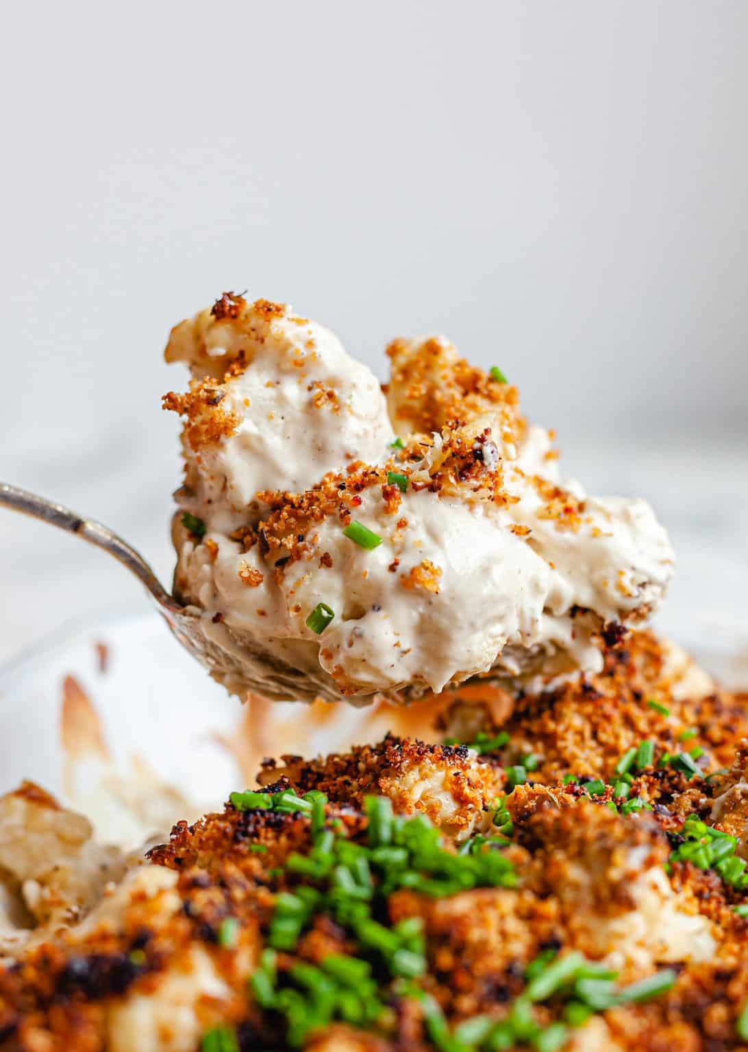 Creamy Cauliflower Cheese SO VEGAN