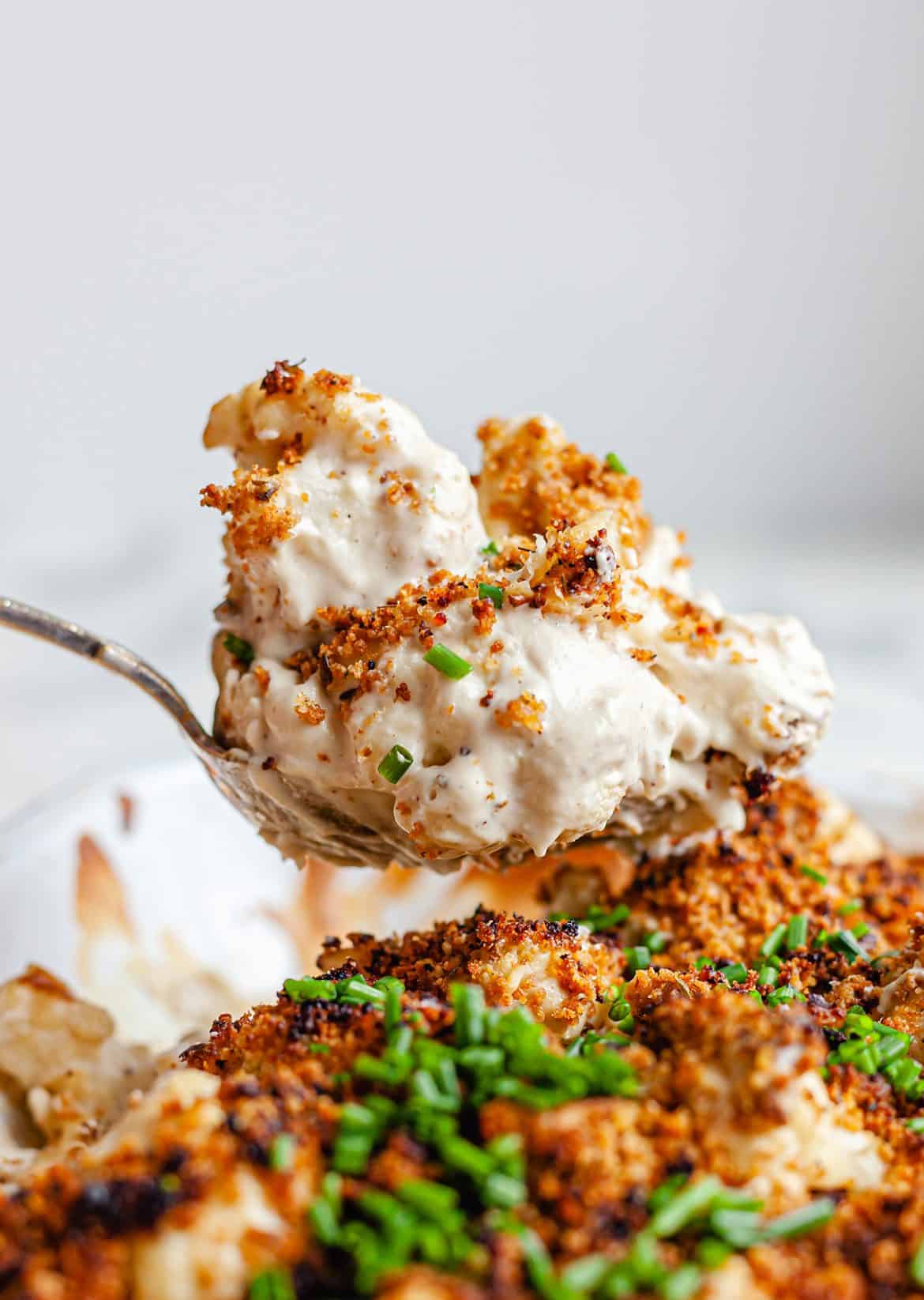 Vegan Cauliflower Cheese