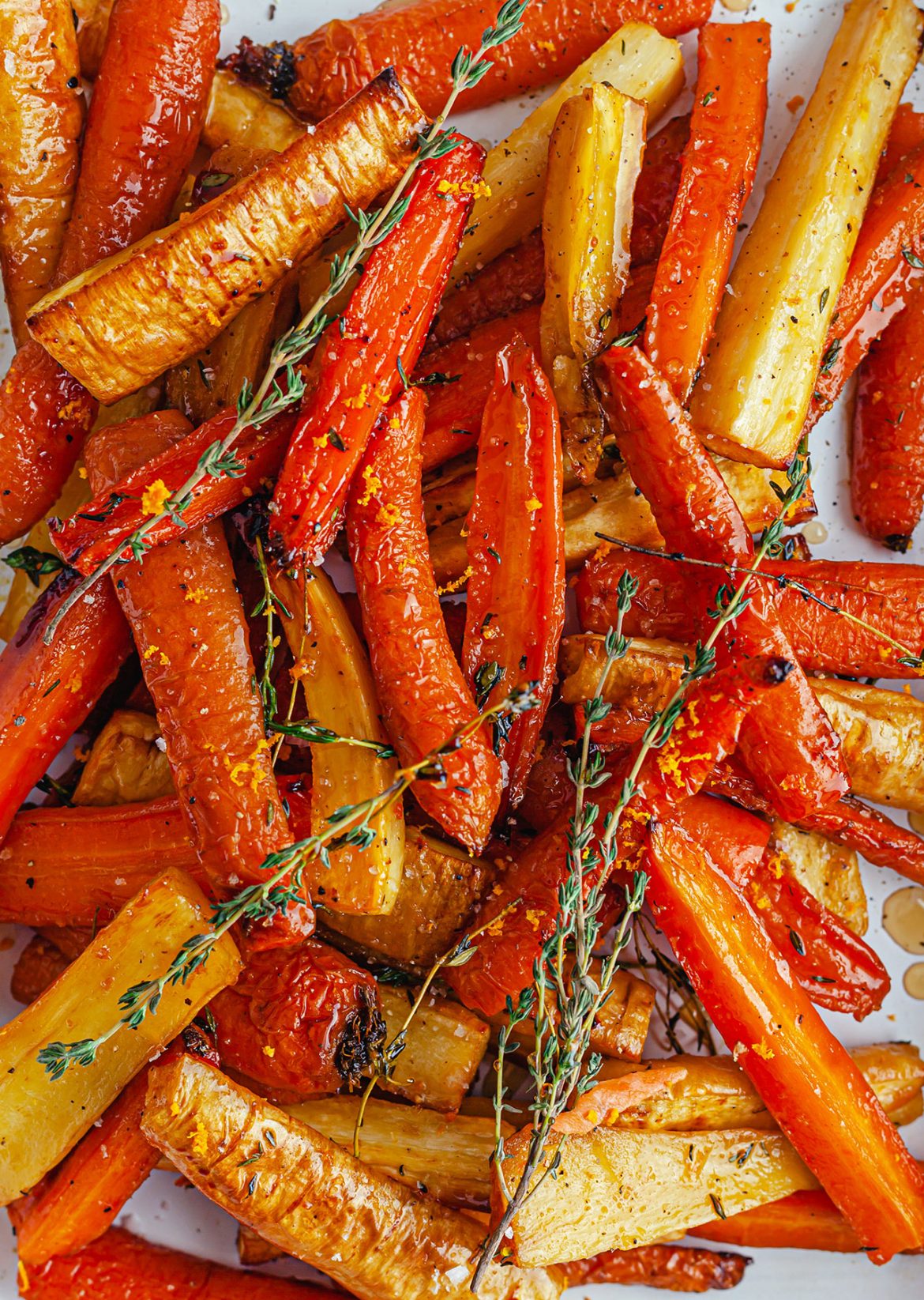 Orange Glazed Roasted Vegetables Vegan Recipe