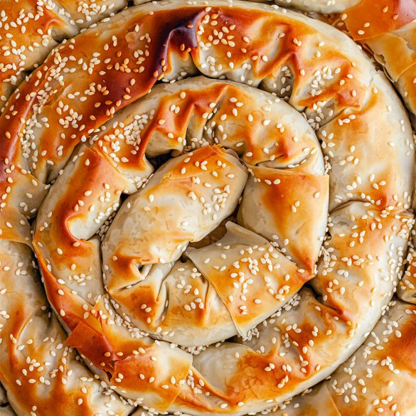 Vegan Mushroom Chestnut Filo Swirl Recipe