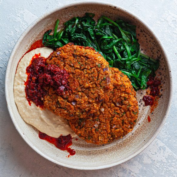 Vegan sweet potato patties recipe