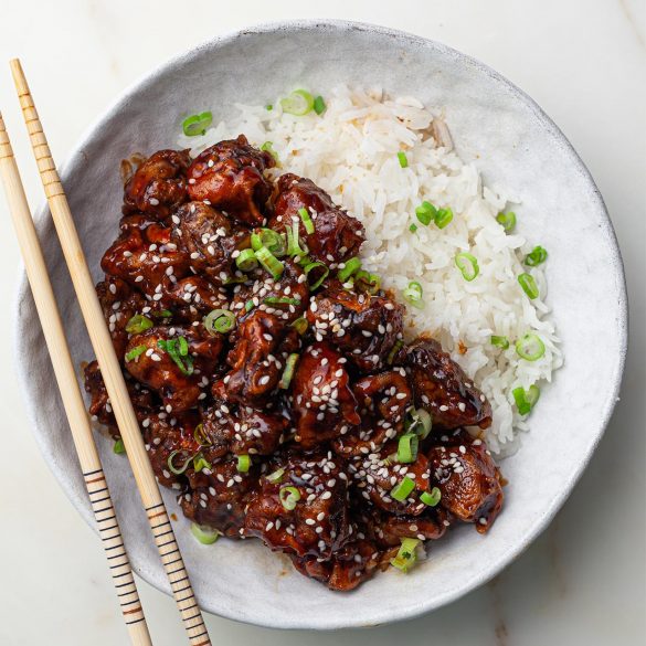 vegan orange chicken recipe