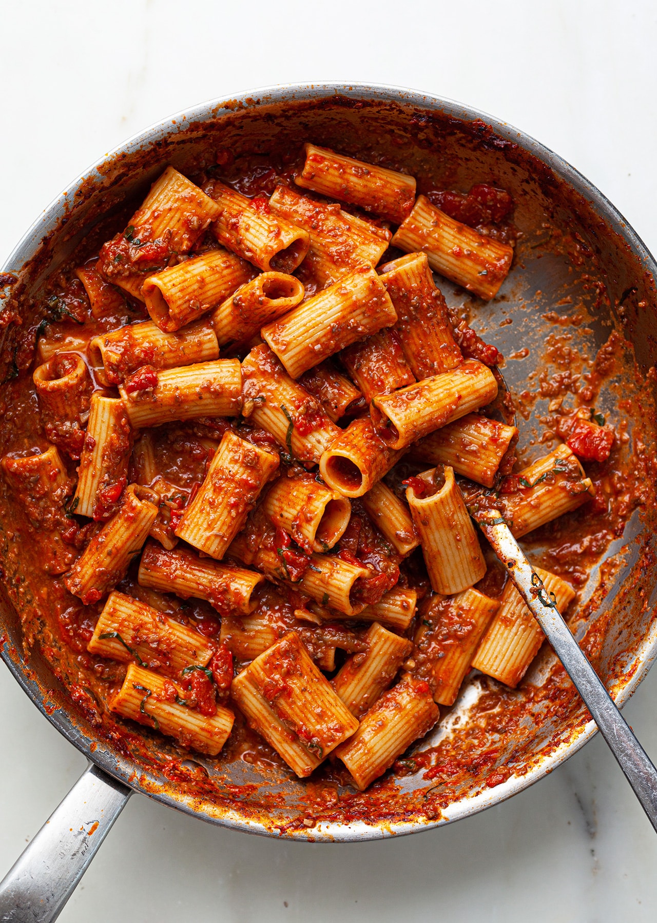 Vegan Spicy Mushroom Ragu Rigatoni Recipe