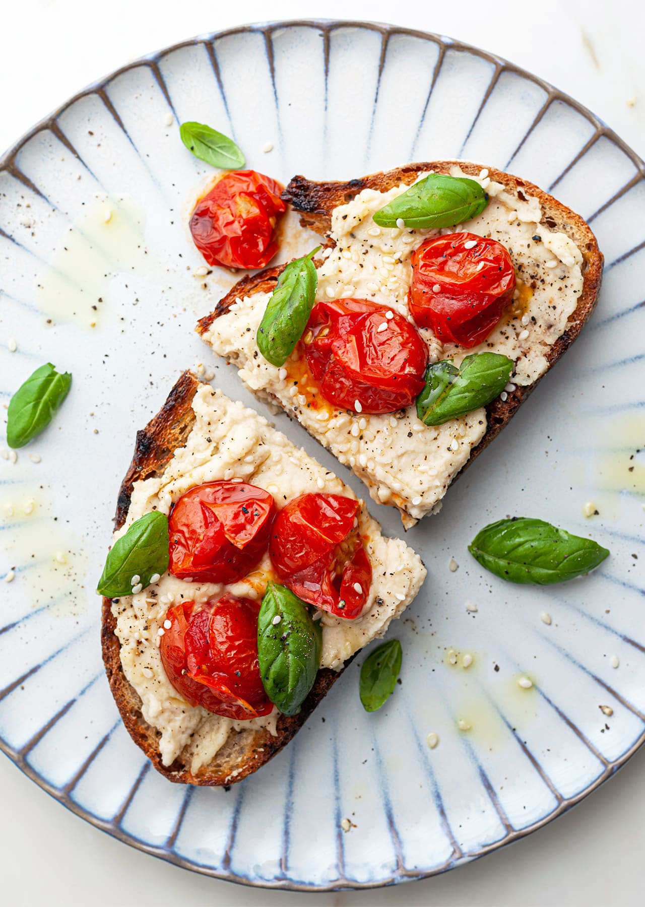 Creamy Butter Bean Mash On Toast Vegan Recipe