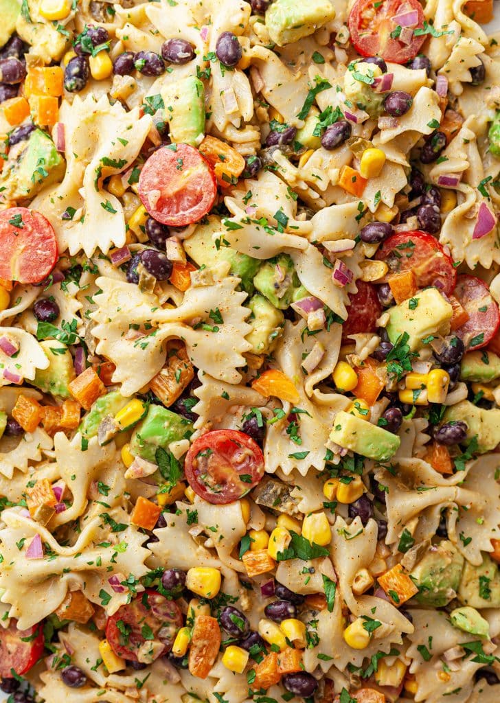 Fiesta Pasta Salad SO VEGAN