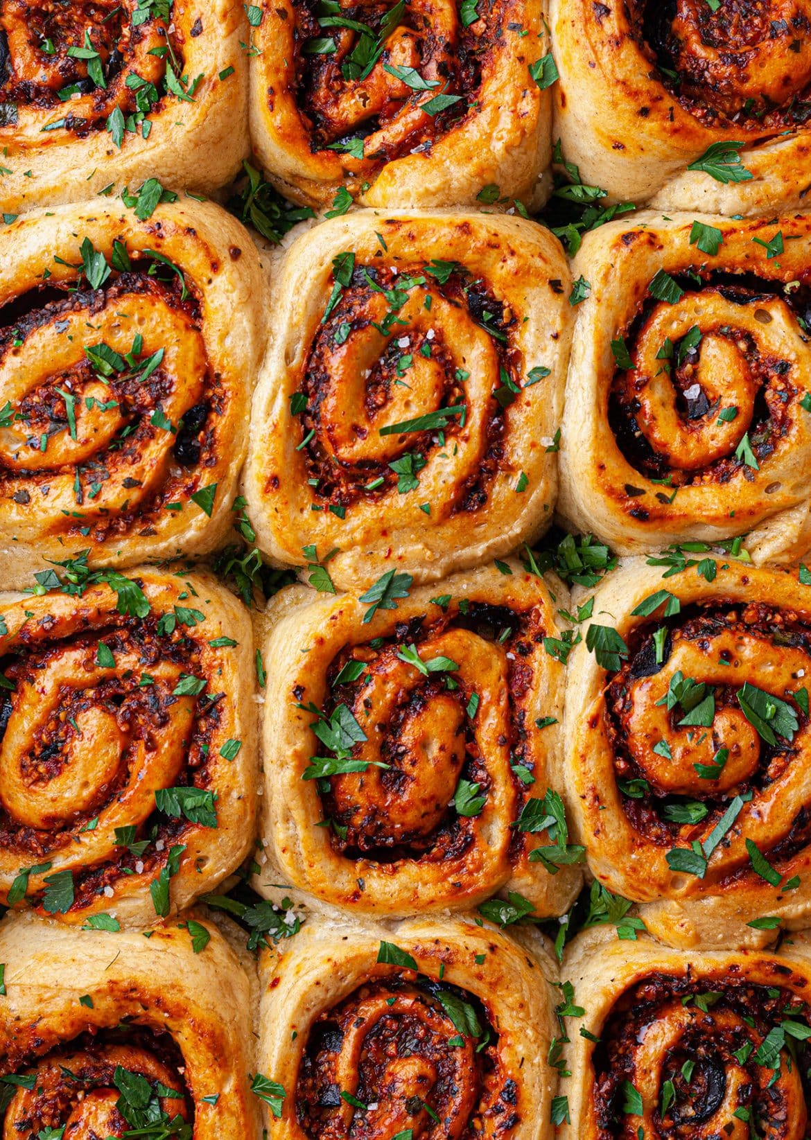 Romesco Bread Swirls