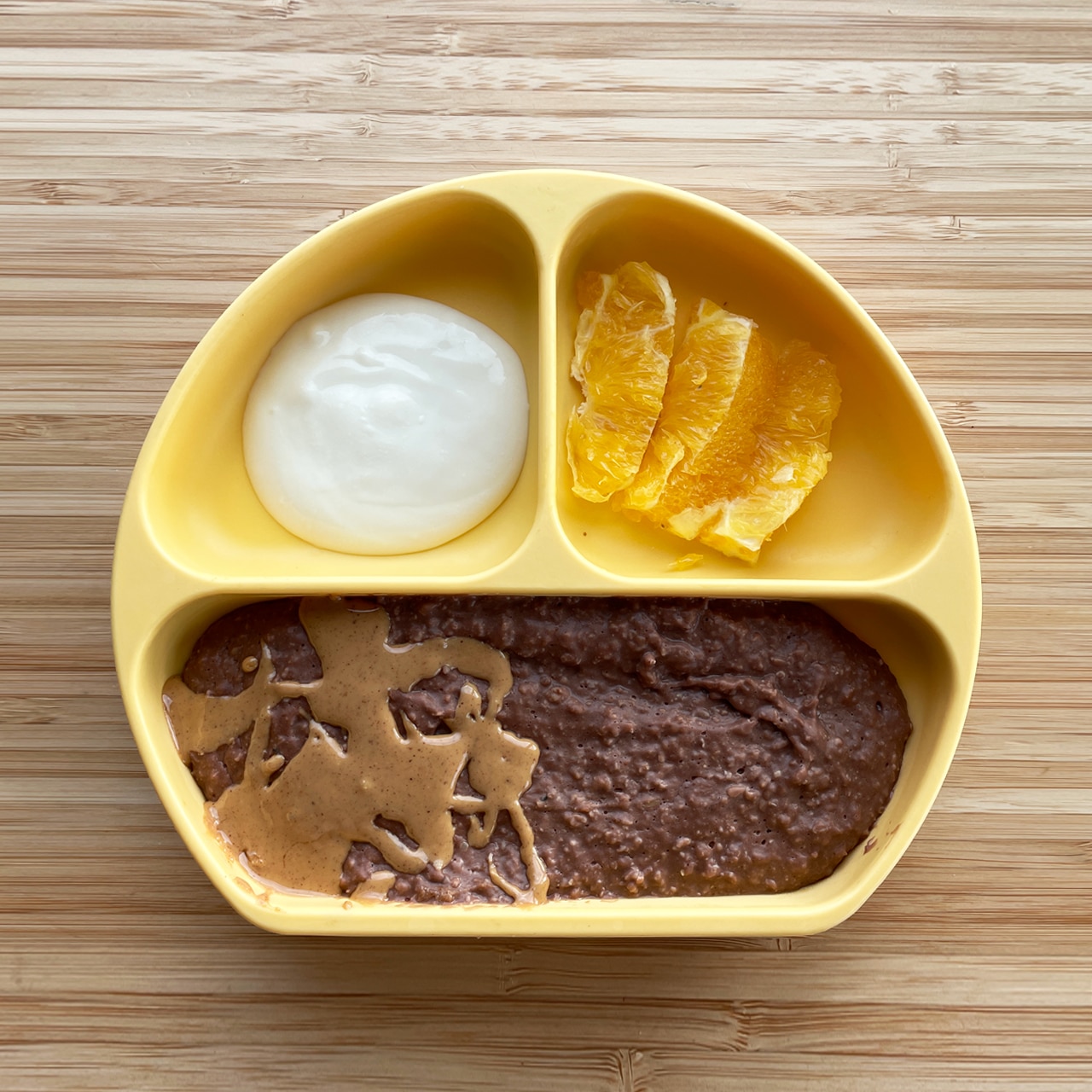 Vegan Toddler Chocolate Porridge