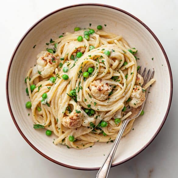 Creamy Cauliflower Linguine