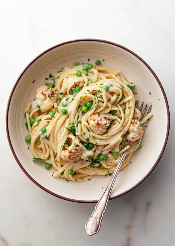 Creamy Cauliflower Linguine