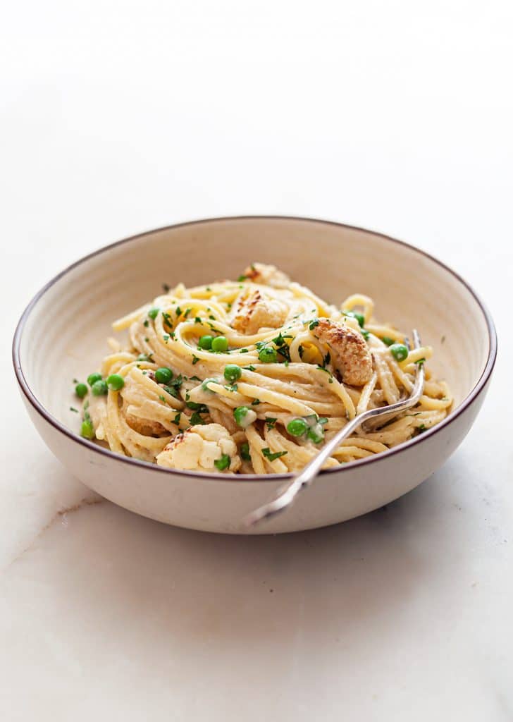 Creamy Cauliflower Linguine