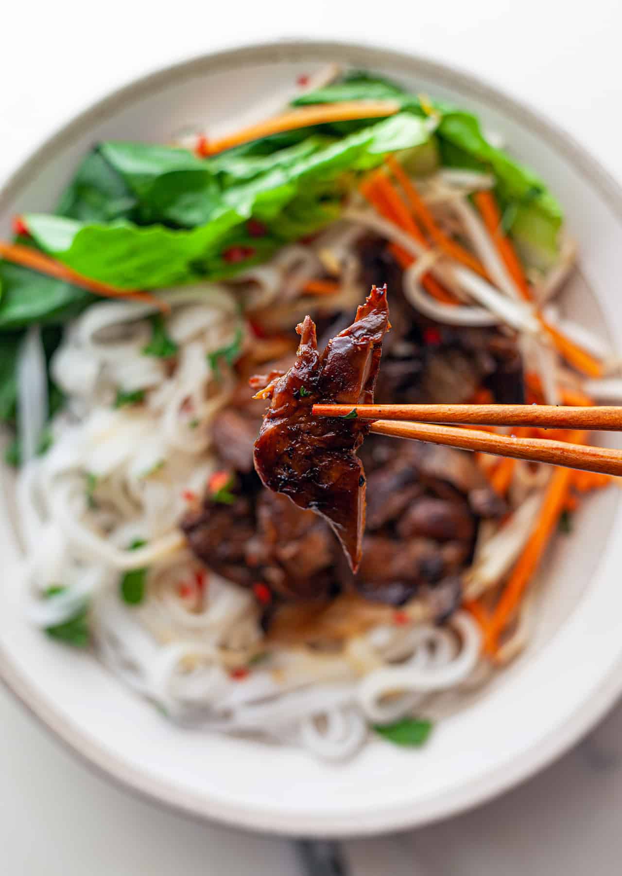 Vietnamese Mushroom Noodle Salad