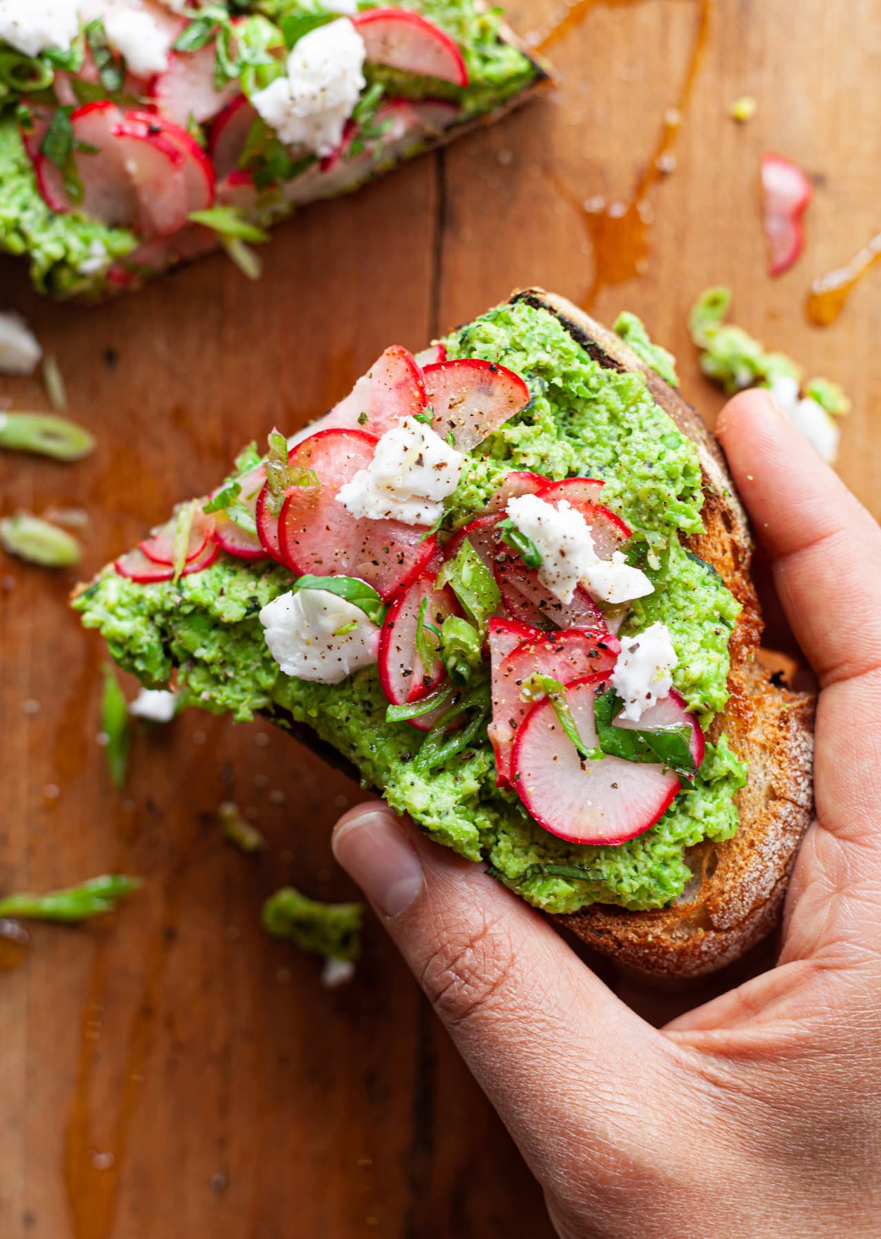 High Protein Edamame On Toast Vegan Recipe