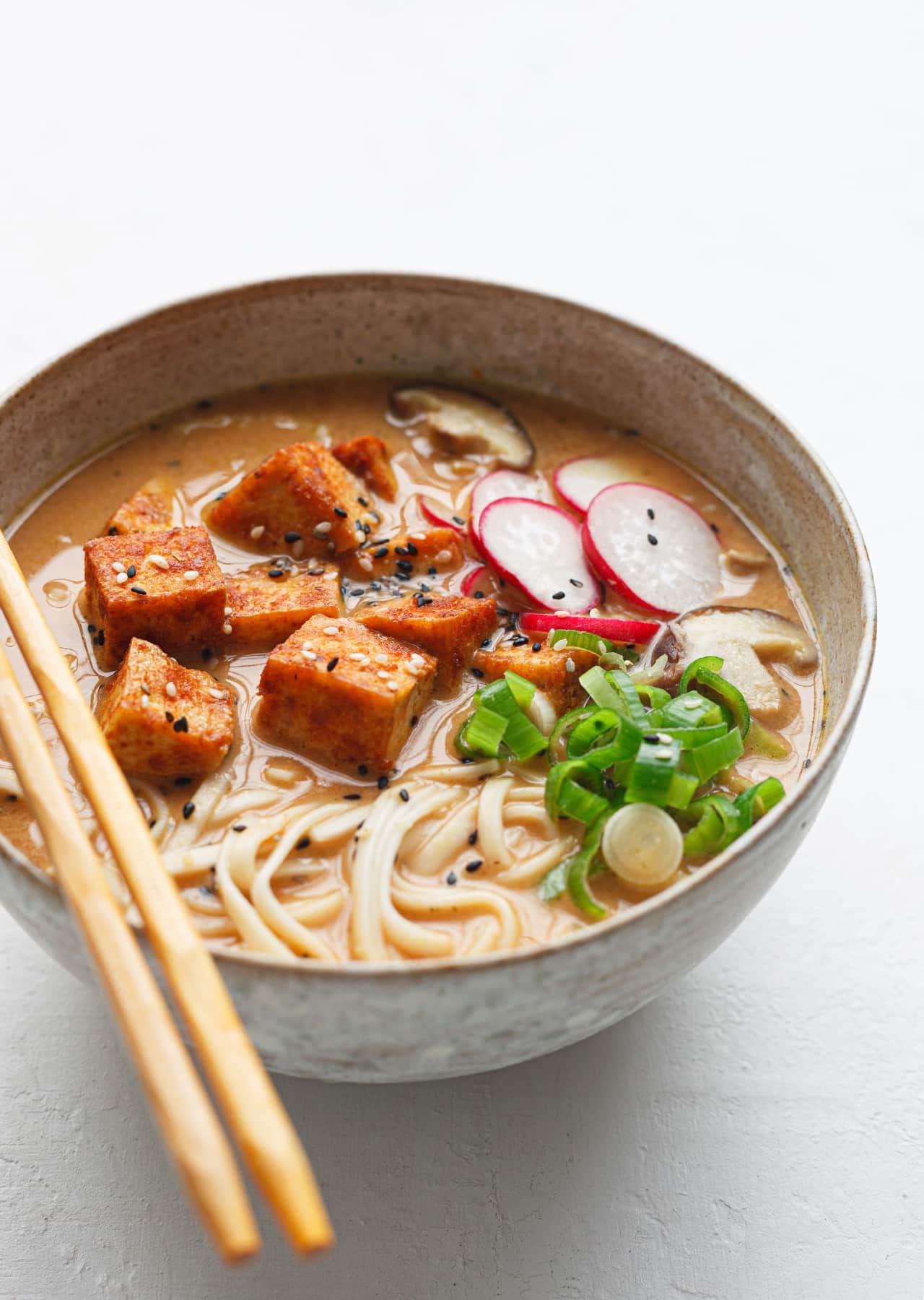 Vegan Tofu Gochujang Ramen Noodles Recipe