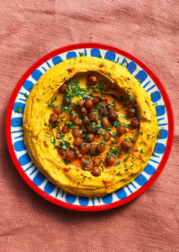 Vegan Maple Roasted Carrot Hummus Recipe