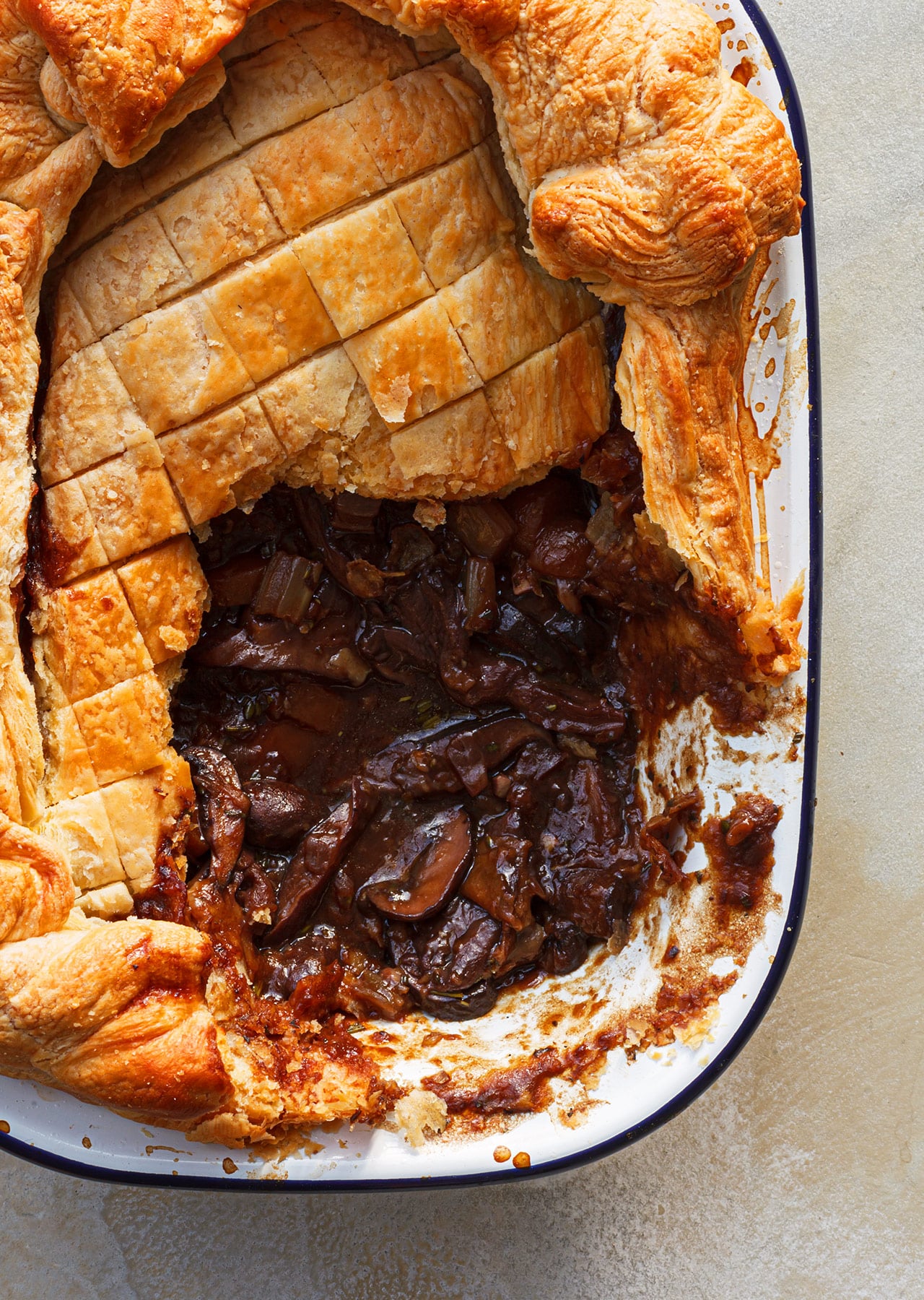 Vegan Meaty Mushroom Pie Recipe