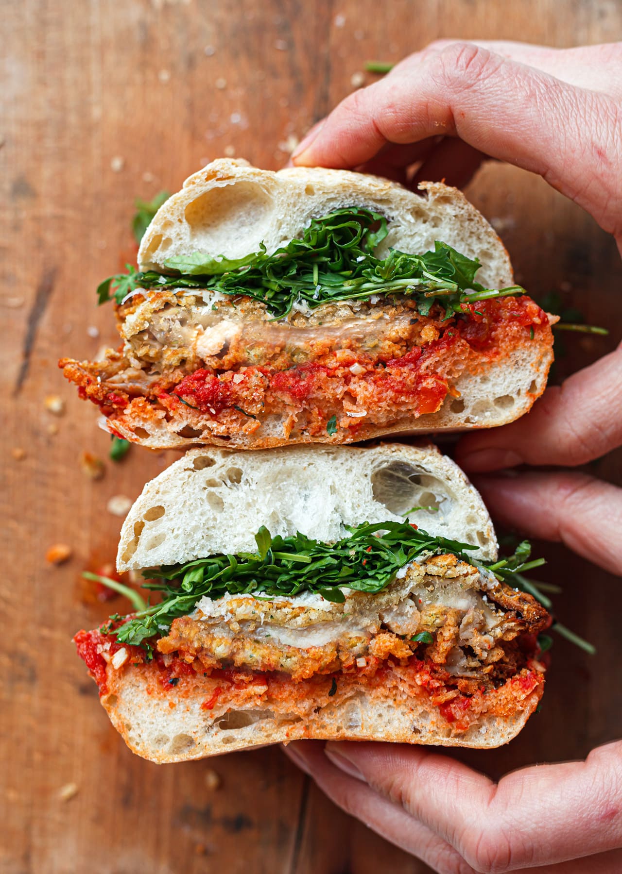 Vegan Mushroom Milanese Sandwich Recipe