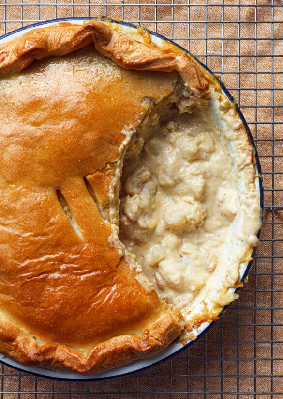 Vegan Cauliflower Cheese and Butter Bean Pie Recipe