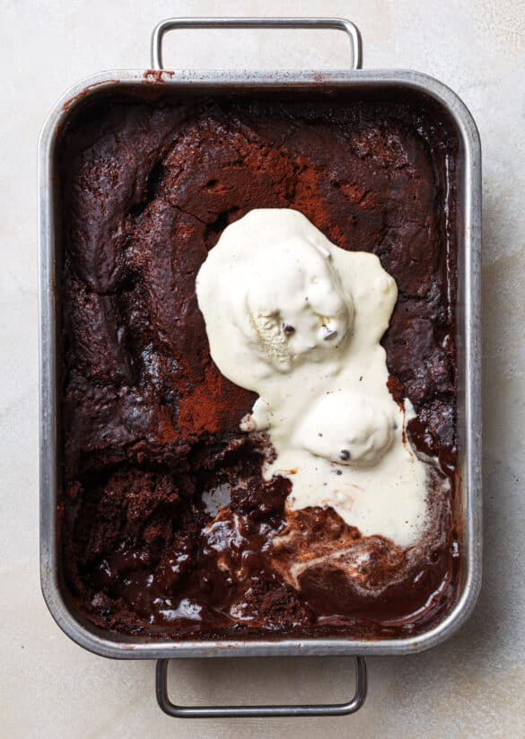 Vegan Chocolate Self Saucing Pudding Recipe