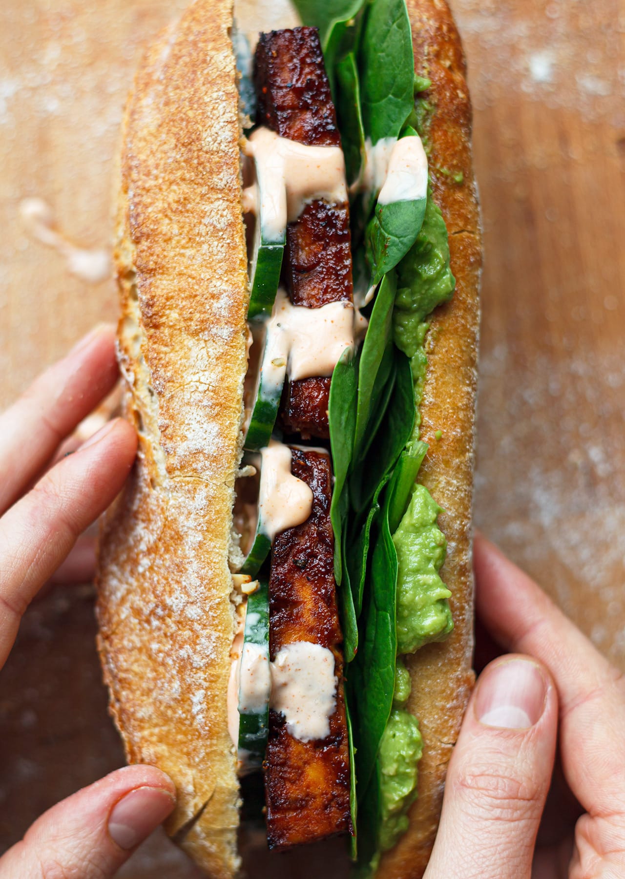 Vegan Hoisin Tofu Baguette Recipe