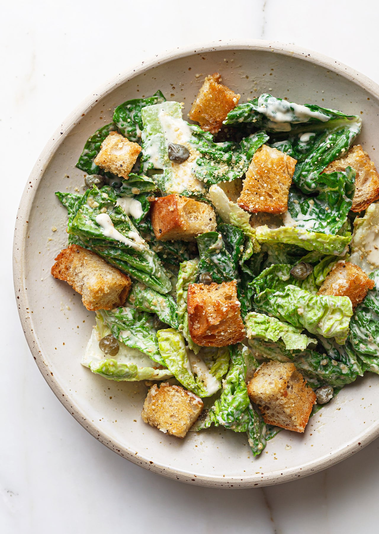 Vegan Miso Caesar Salad Recipe