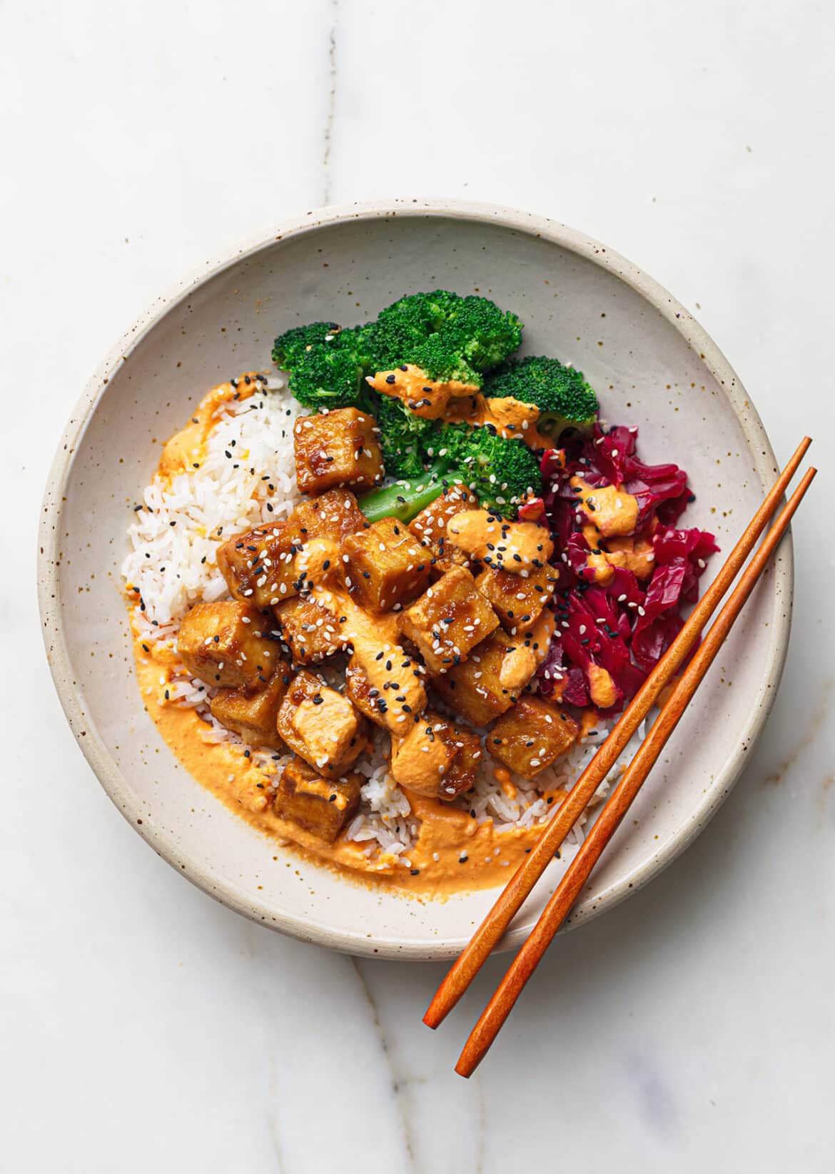 Vegan Miso Ginger Tofu Kimchi Mayo Recipe