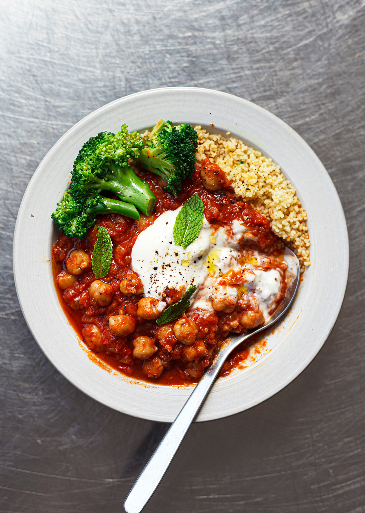 Smoky Chickpea Stew With Couscous Vegan Plant Based Recipe