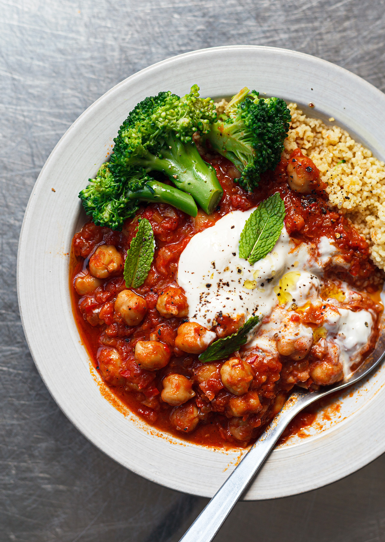 Smoky Chickpea Stew With Couscous Vegan Plant Based Recipe