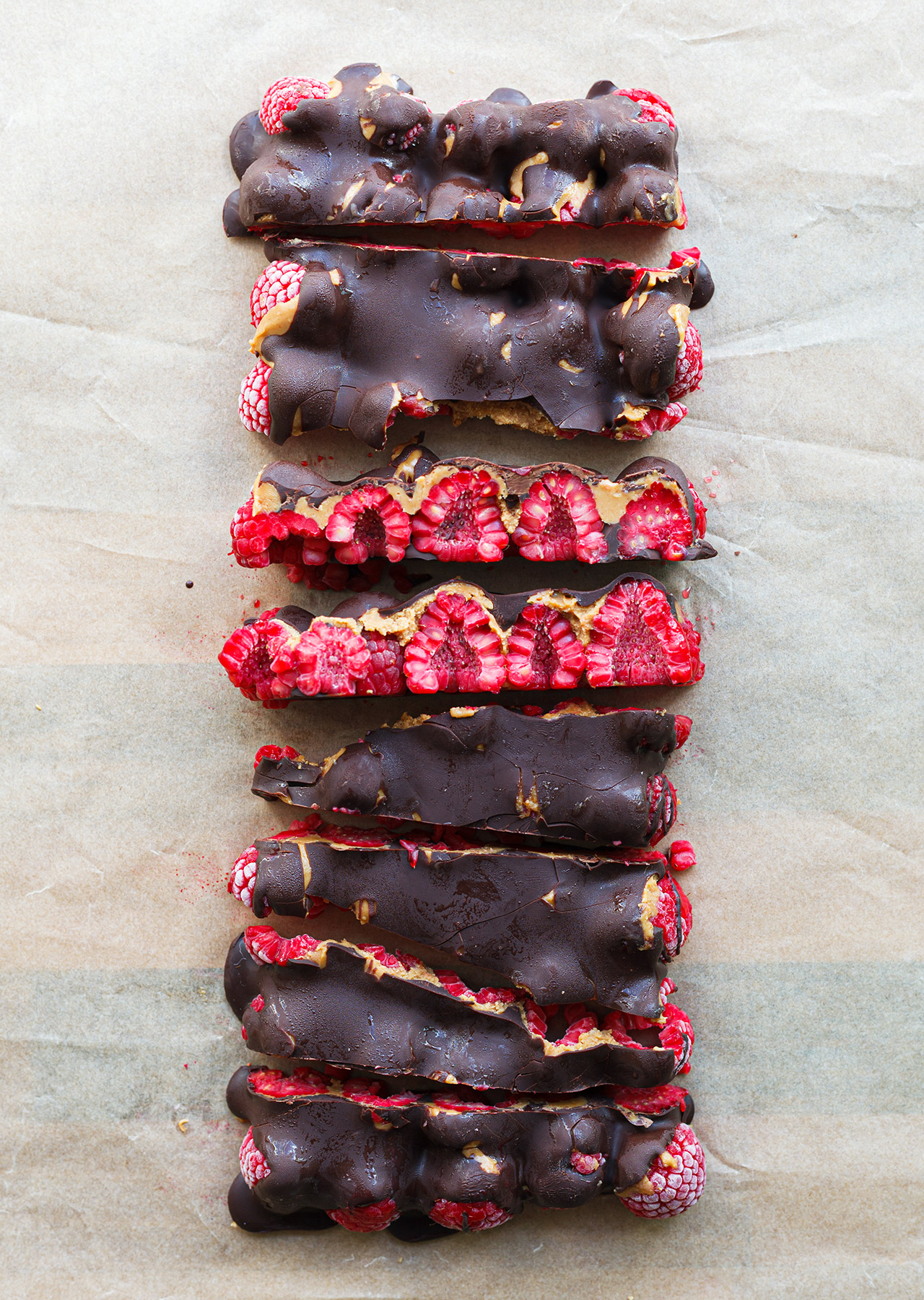 3 Ingredient PB&J Chocolate Bark