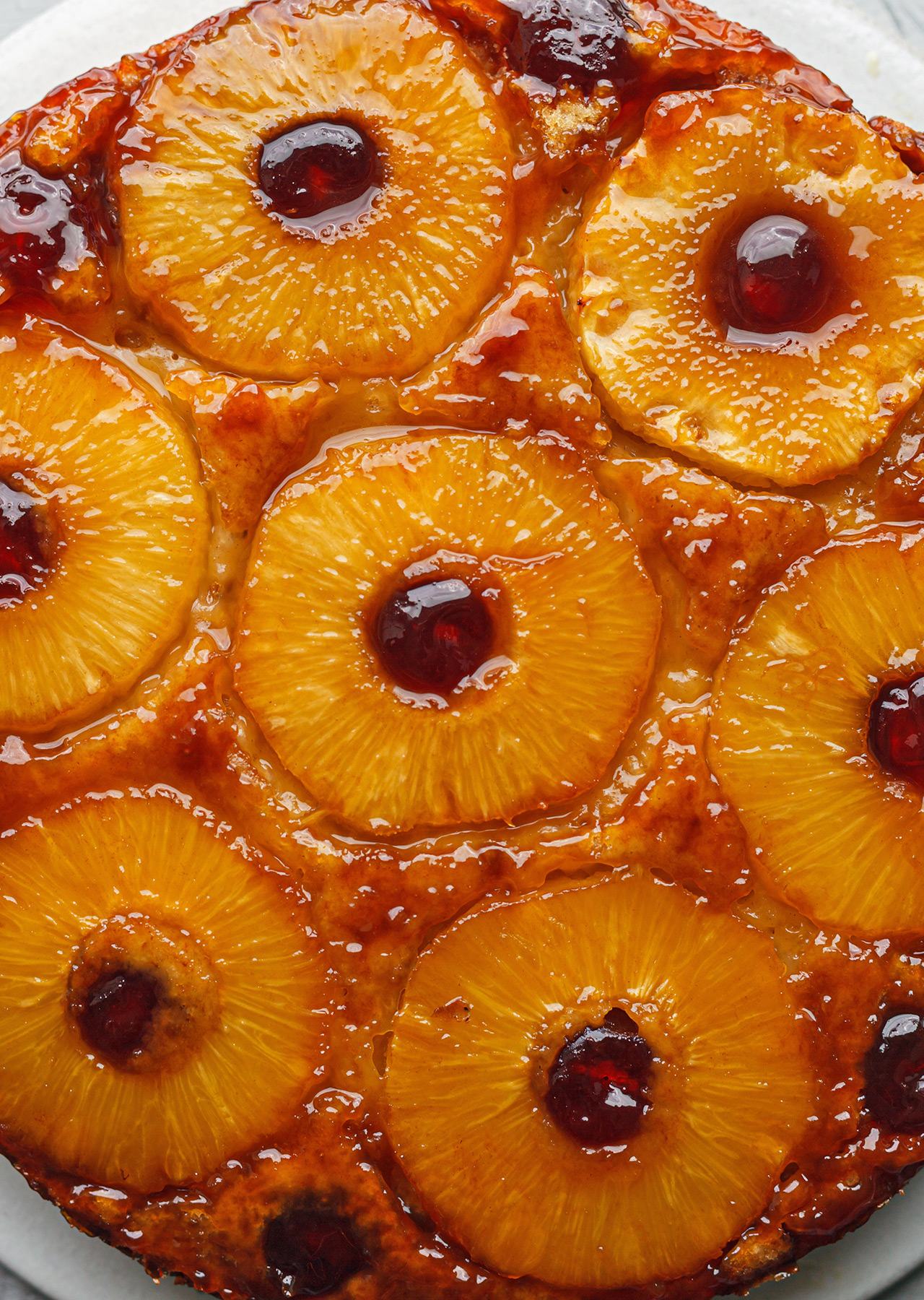 Plant Based Vegan Upside-Down Pineapple Cake Recipe