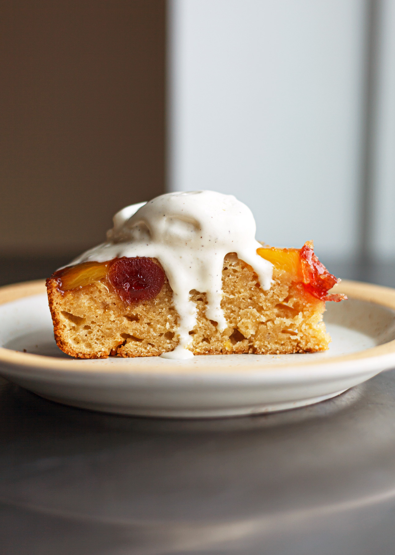 Plant Based Vegan Upside-Down Pineapple Cake Recipe